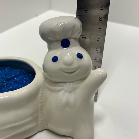 Vintage 1997 Pillsbury Doughboy ceramic kitchen sponge holder - Picture 5 of 5